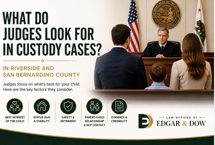 What Do Judges Look For in Custody Cases in Riverside and San ...