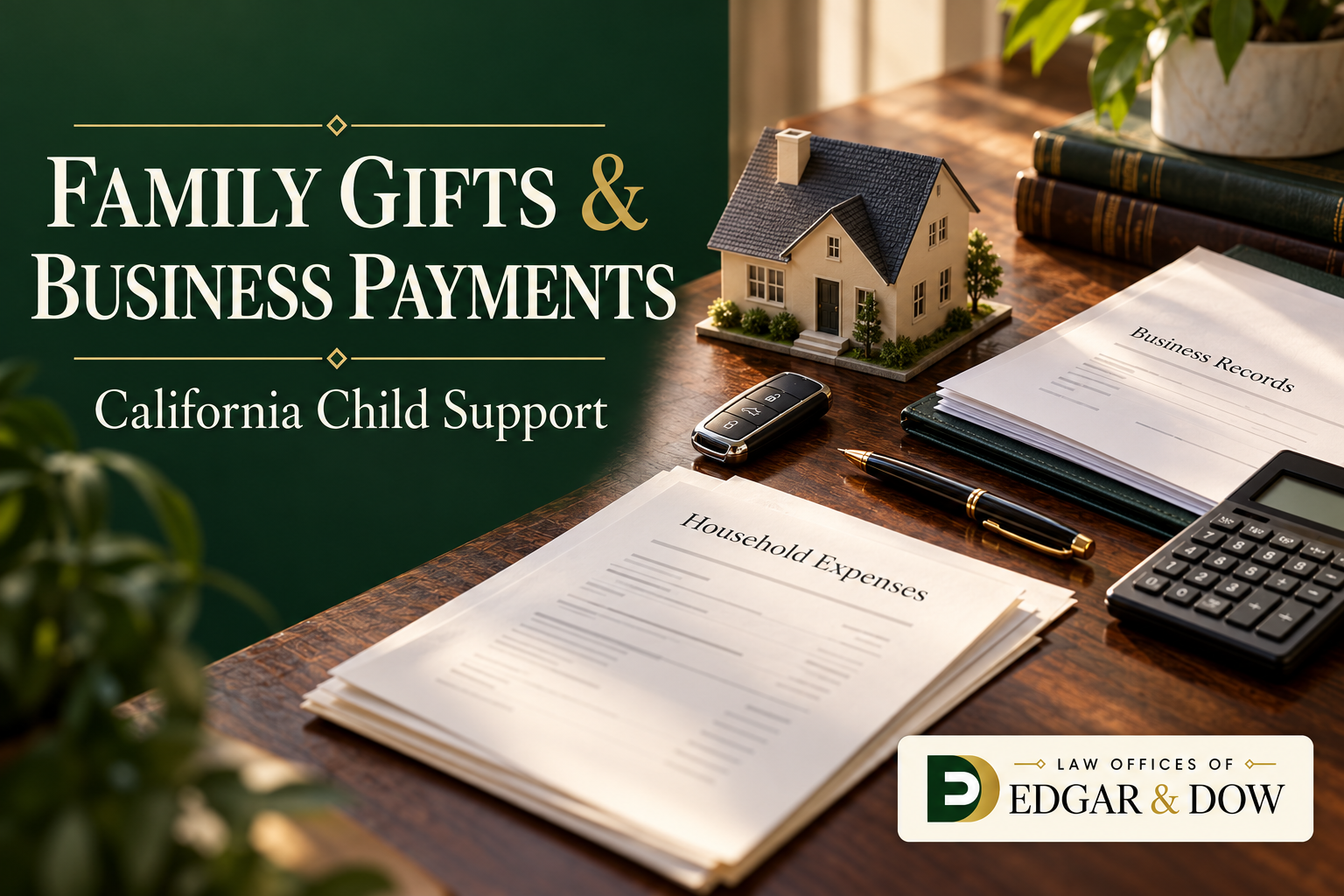 California Child Support, Family Gifts, Recurring Gifts, Business-Paid Expenses, Employment Benefits, New Spouse Income, Self-Employment Income, Child Support Modification